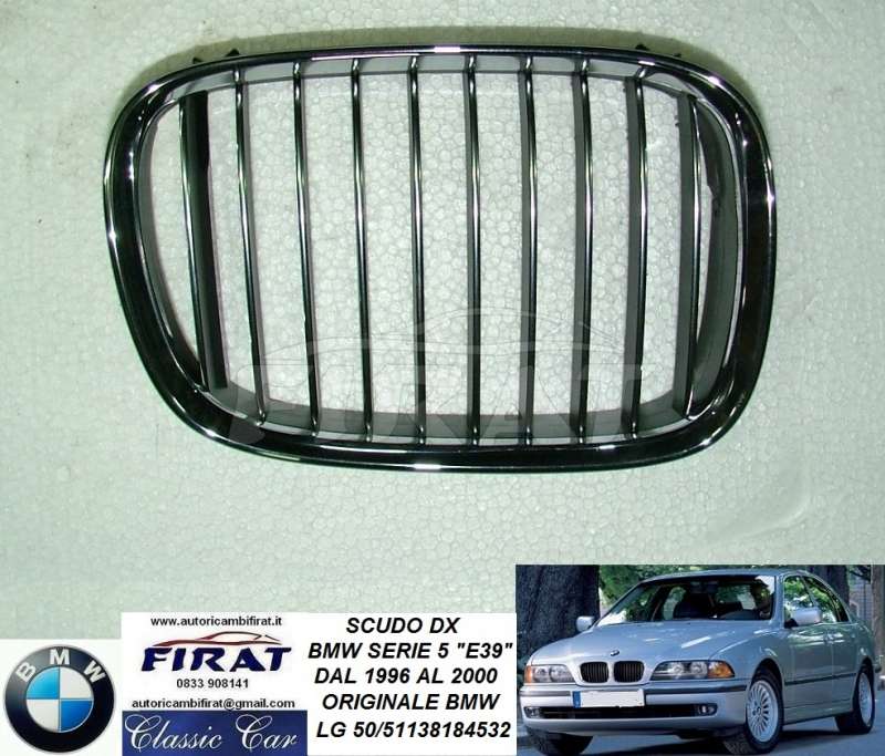 GRIGLIA BMW SERIE 5 E39 96 - 00 DX - Clicca l'immagine per chiudere
